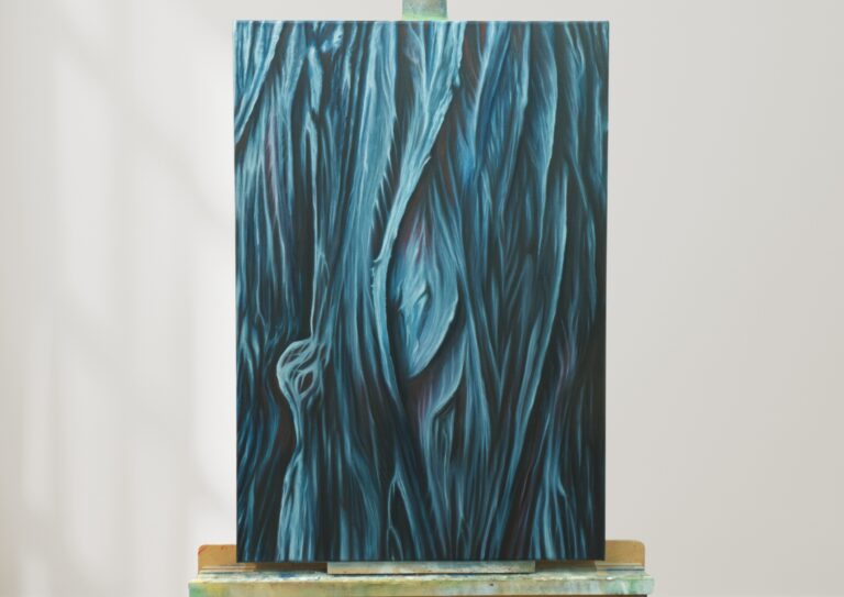 Baumhaut N°1, 80 x 55, 2024