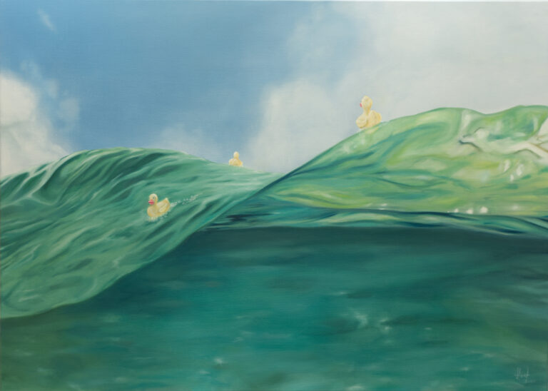Friendly Floatees, 140 x 100 cm, 2022