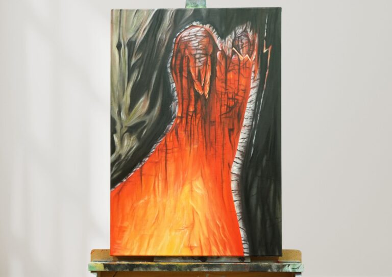 Niedergang N°2, 80 x 55, 2025